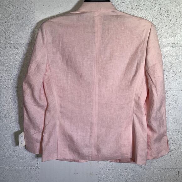 Bar III Men's Slim-Fit Linen Suit Jackets, Pink Solid 38S $360 - Picture 3 of 8